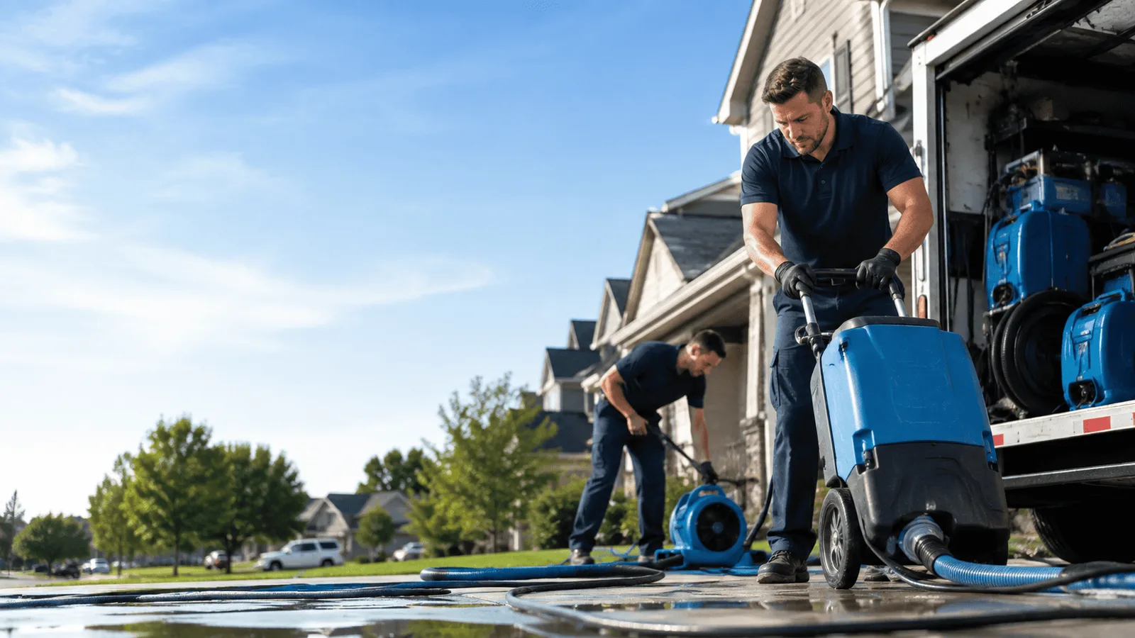 Dehumidification being performed in North Charleston, SC